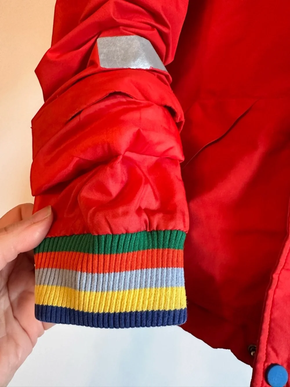 Boys 5/6 Mini Boden Red Hooded Winter Parka Jacket